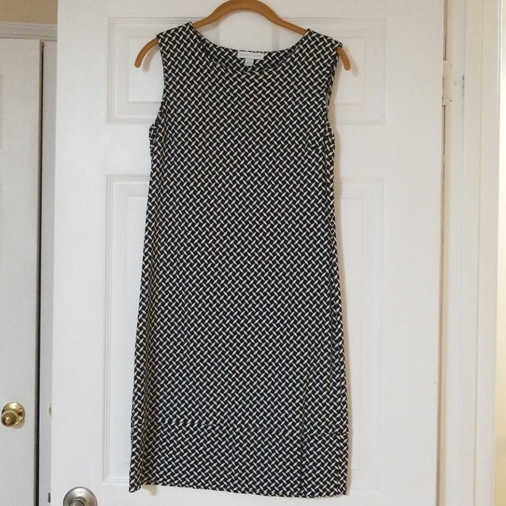 New York & Company black/white sleeveless dress